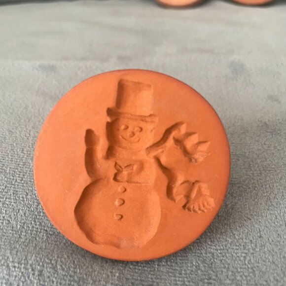 Vintage Rycraft Cookie Stamps Snowmen - Picture 2 of 5